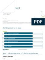 CoE Improvement Delivery - Axis - Read-Only