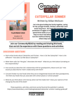 Caterpillar Summer Discussion Questions & Activities
