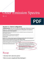 SL 1.4 Other Emission Spectra