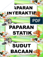 Paparan Interaktif: Paparan Statik Sudut Bacaan