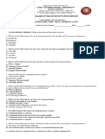 Questionnaires-Grace Test Paper