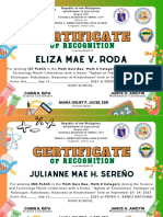 Sci-Tech Month Certificate 2