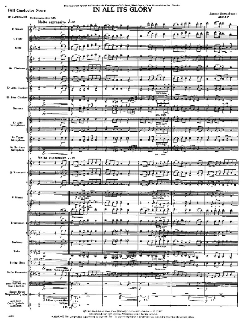 In All Its Glory Sheet Music Pdf
