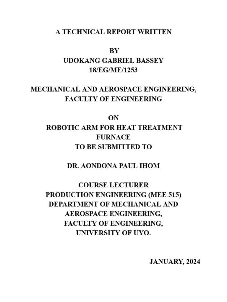 Robotic Arm PDF Robotics Automation