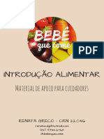 Introdiã Ã o Alimentar