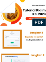 Panduan Pemesanan Ksi 2023