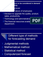 Intro To Demand Forecasting