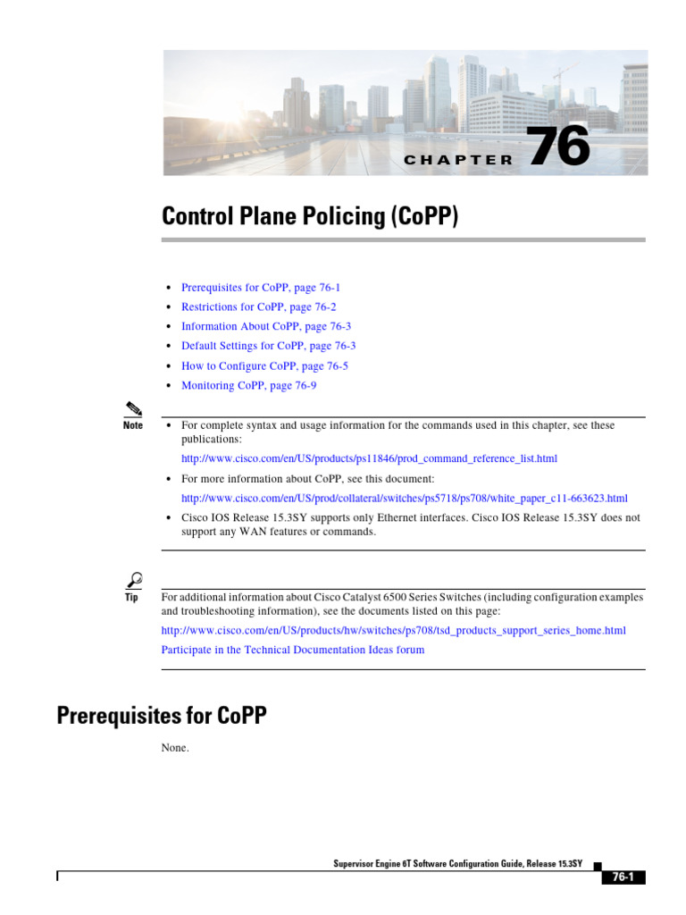 CoPP Configuration Guide for Cisco Nexus | PDF | Router (Computing ...