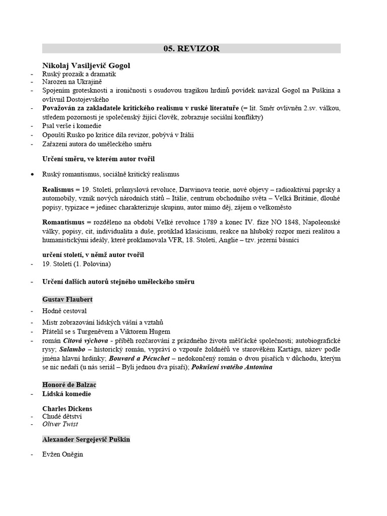 Revizor | PDF