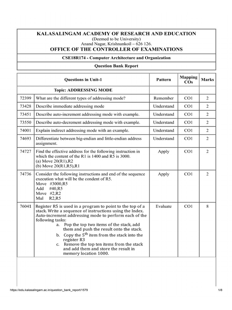 Cao QB Unit1&2 | PDF