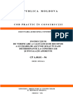 Republica Moldova: Cod Practic În Construcţii