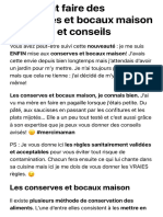 Comment Faire Des Conserves Et Bocaux Maison: Astuces Et Conseils - La Cuisine D'adeline