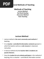 GMT Week 7 Methods of Teaching