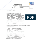 English Activities Present Continuous and Present Simple... 004