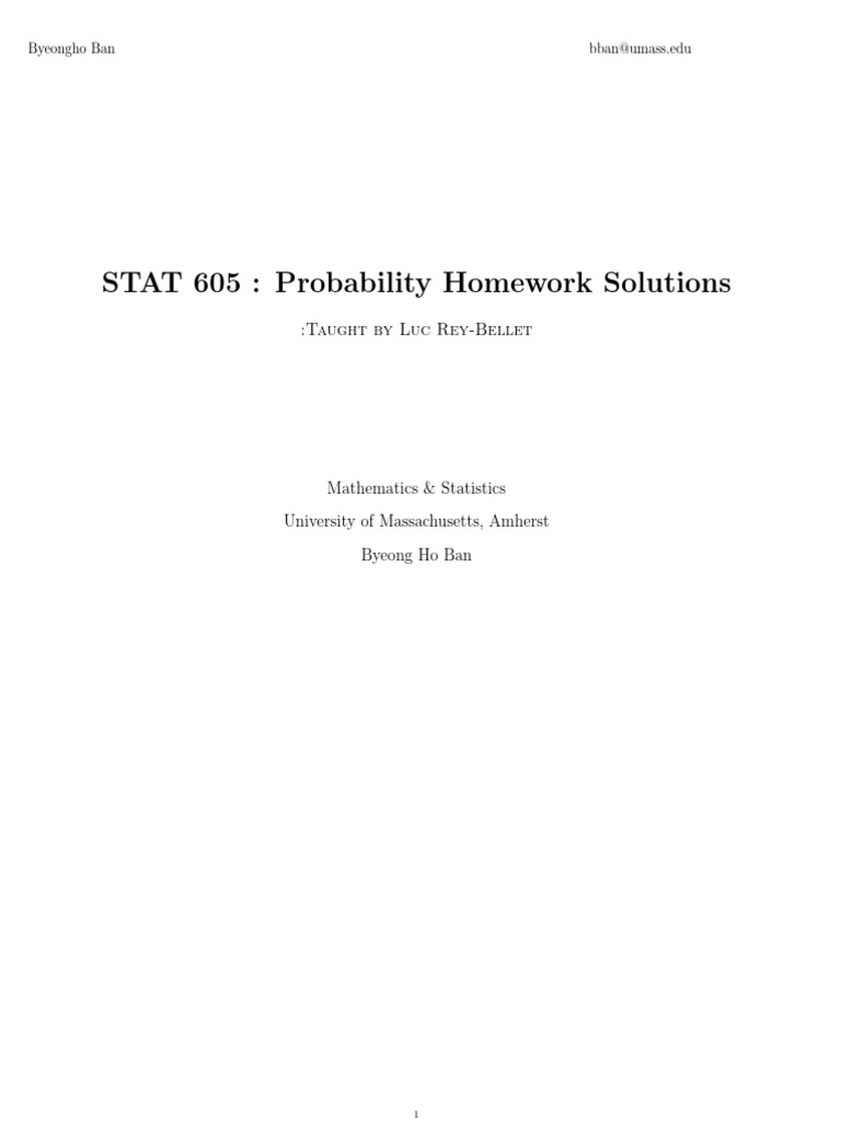 Solution probability and stochastics cinlar pdf