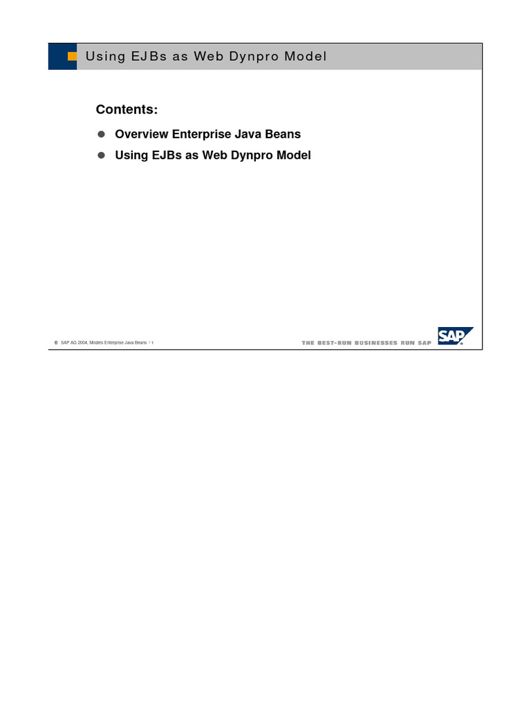 Explain Architecture Of Ejb