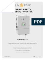 Sunsynk Hybrid Inverter 8kW Datasheet