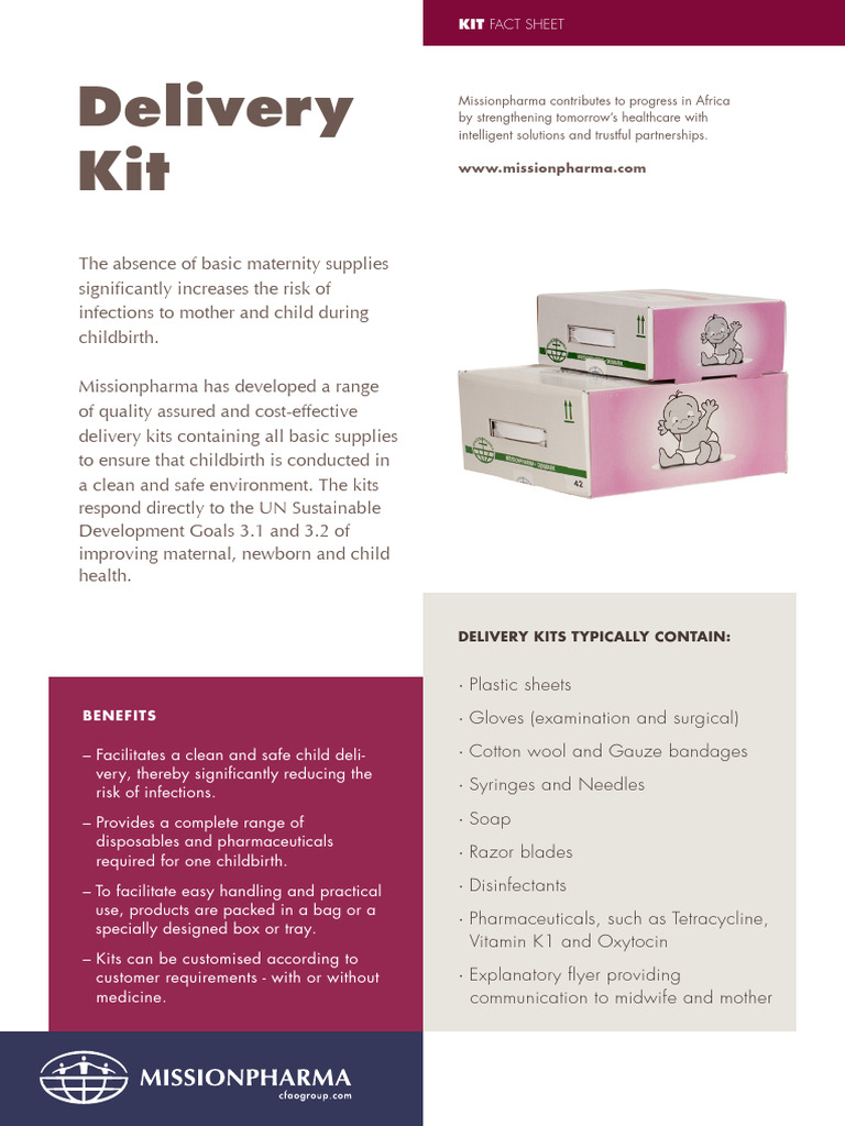 Delivery-Kit English | PDF | Childbirth | Medical Specialties