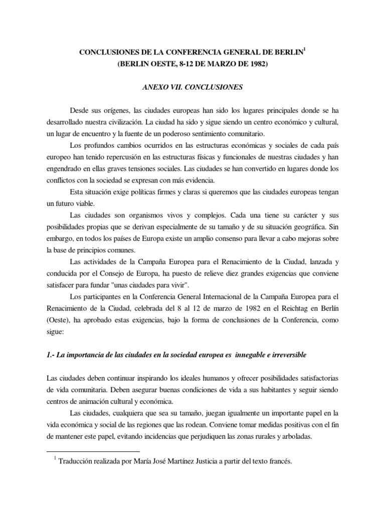 Carta De Atenas Conclusiones - Soalan ag