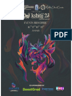 Kshitij 23 Event Brochure