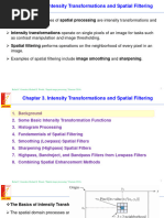 Chapter 3. Intensity Transformations and Spatial Filtering