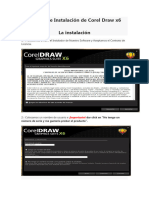 Manual de Instalación de Corel Draw X6