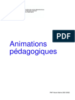 PAF 2021 2022 Animations Pedagogiques