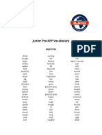 PDF Junior Pre-KEY Vocabulary
