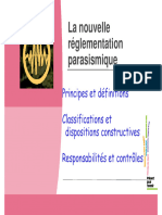 Nouvelle Reglementation Parasismique