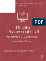 Direito Processual Civil - Sebenta Prática 1º Semestre