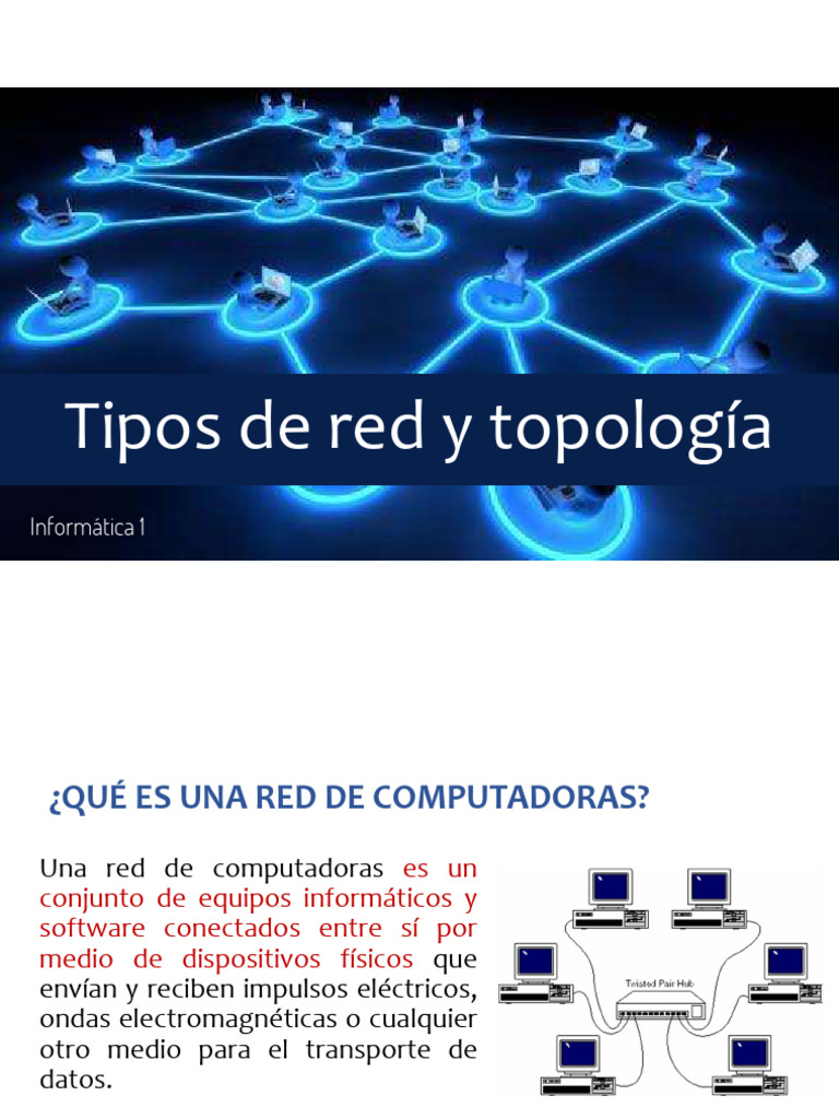 Tipos y Topologías de Redes de Computadoras | PDF | Red de computadoras ...