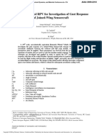 Design of A Scaled RPV For Investigation of Gust Response of Joined-Wing Sesnorcraft