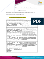 Anexo 2 - Ejemplo Formato Tarea 5-Versión Final Del Texto Argumentativo
