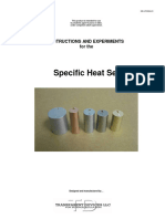 Specific Heat Set: Instructions and Experiments For The