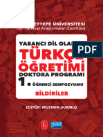 Yabanci Ikinci Dil Olarak Turkce Ogretim