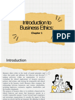 Business Ethics CH 1