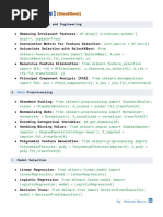 Data Modeling - Cheatsheet