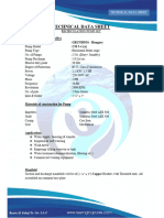 Pumps Technical Data Sheets