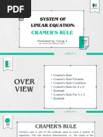 Cramer's Rule