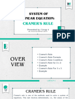 Cramer's Rule