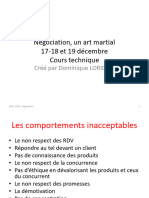 Documentaion 'La Nègociation Commerciale '' .