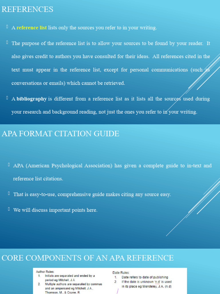 Lec 8 reference formatting pdf digital object identifier citation