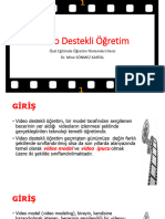 Video Destekli Öğretim-2021