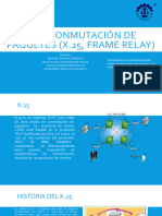 4.1.2 Conmutación de Paquetes (X.25, Frame Relay) 