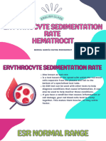 Esr and Hematocrit