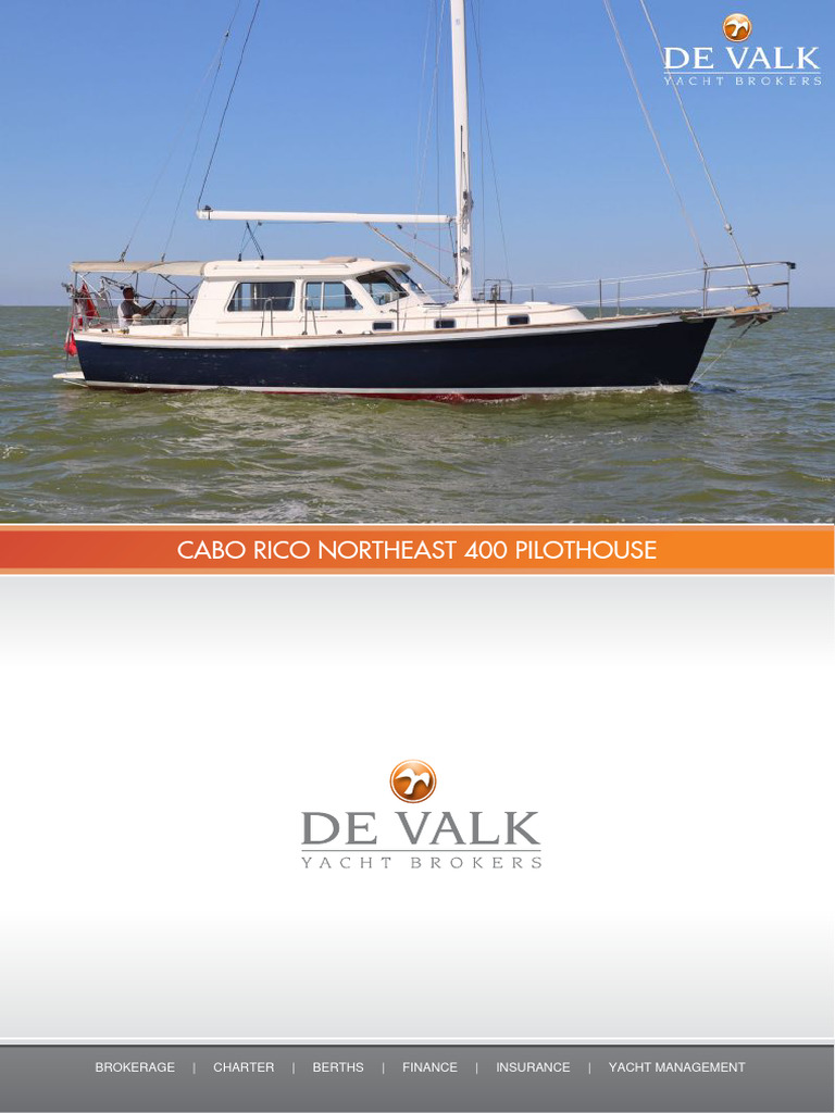 DE VALK YACHTBROKERS CABO RICO NORTHEAST 400 PILOTHOUSE (251629) Full ...