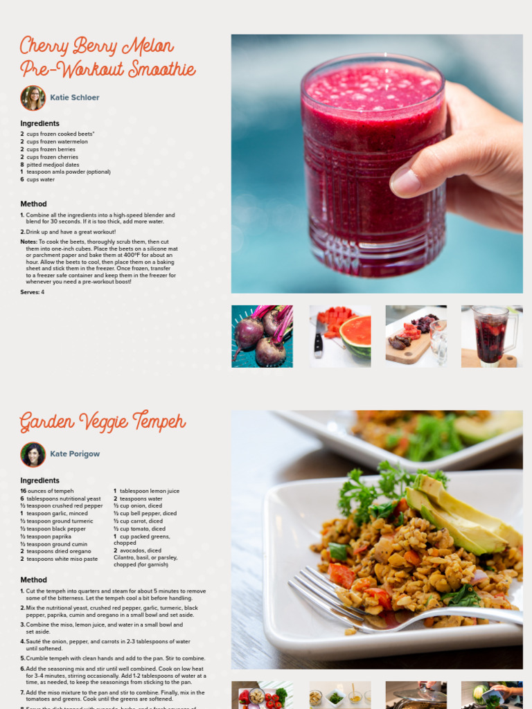 Staff Recipes | PDF | Teaspoon | Food And Drink