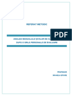 Referat - Analiza Unui Manual