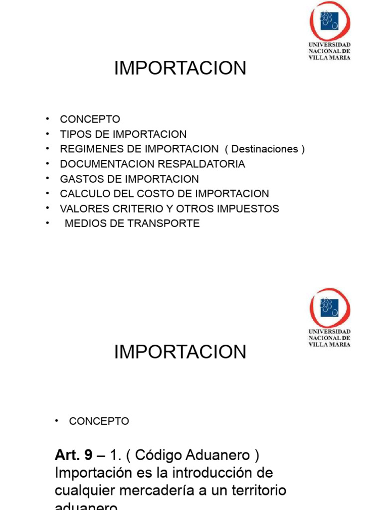 IMPORTACION | PDF