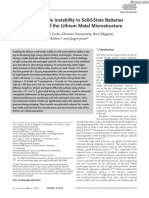 Adv Funct Materials - 2022 - Singh - Overcoming Anode Instability in Solid State Batteries Through Control of The Lithium